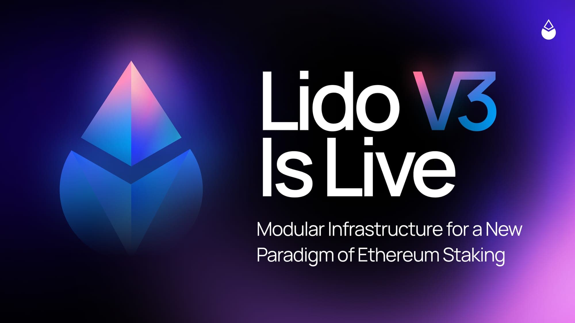 Lido V3 Is Live: Modular Infrastructure for a New Paradigm of Ethereum Staking