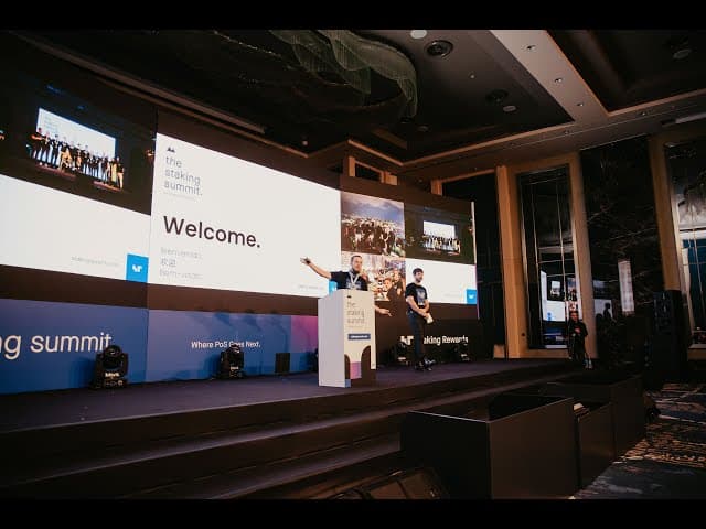 The Future of Staking Rewards & Official Opening of the Staking Summit 2023