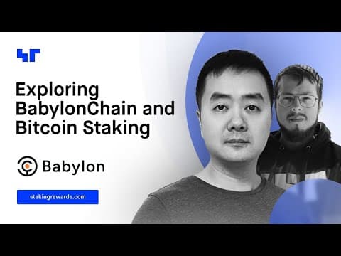 Staking Insider: Exploring BabylonChain and Bitcoin Staking