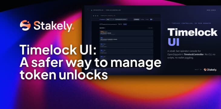 Timelock UI: an open source interface to operate TimelockController from the browser