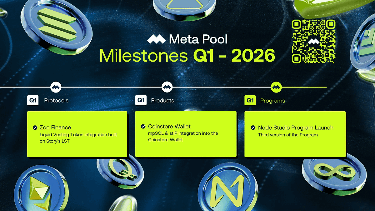 Q1 2026: Meta Pool’s Roadmap — more validators, more participation, more distribution