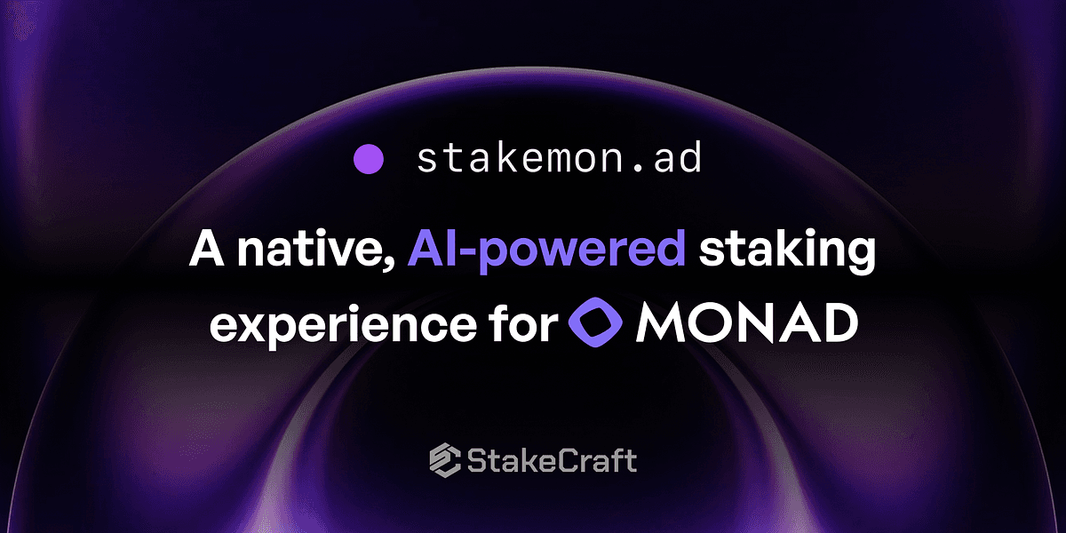 Stakemon.ad: Rethinking What Monad Staking Should Feel Like
