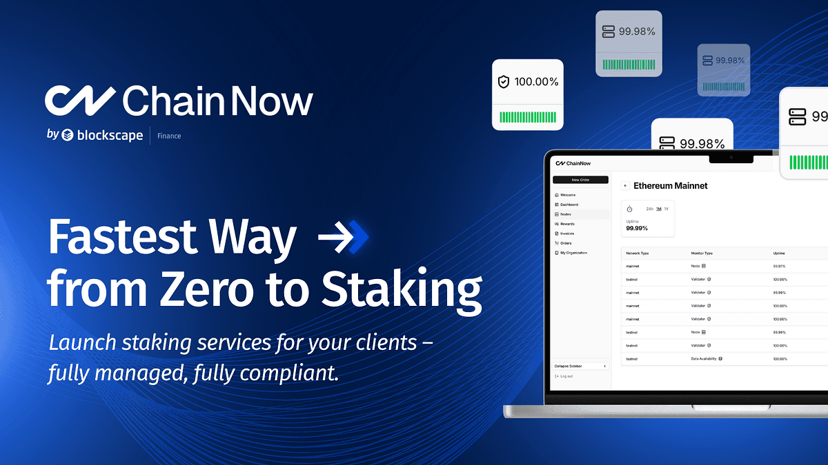 Introducing ChainNow: The Fastest Way From Zero to Staking