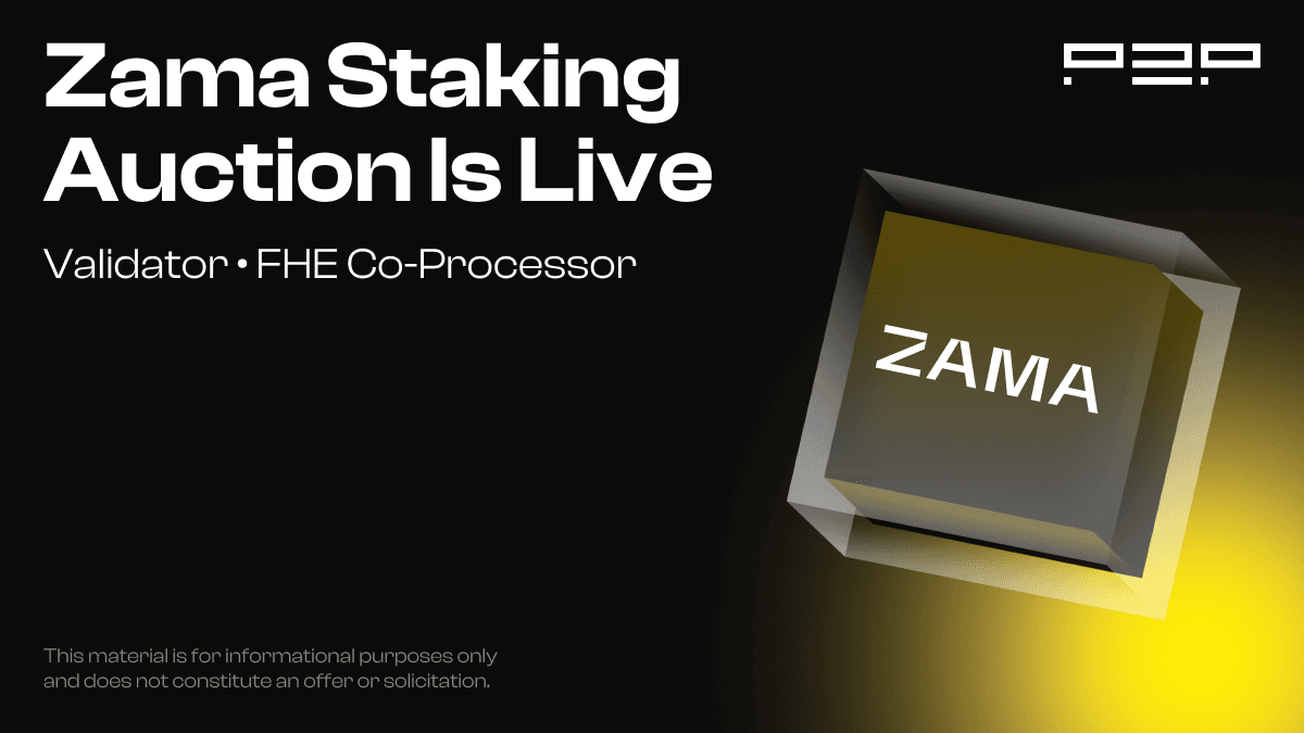 Zama Auction Is Live, Ahead of Staking Enablement